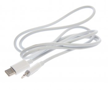 489 р. Кабель iPhone (5-)-USB Type C 1м белый WIIIX WIIIX cb-710au8(1.0)-01  с доставкой в г. Кемерово. Увеличить фотографию 1