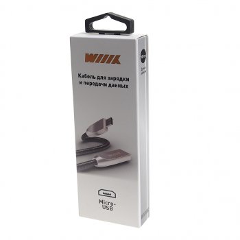 499 р. Кабель micro USB 1м WIIIX WIIIX cb850-umu-z-10b  с доставкой в г. Кемерово. Увеличить фотографию 2