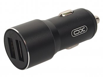 339 р. Устройство зарядное в прикуриватель 2USB 12V черное XO XO cc30 black  с доставкой в г. Кемерово. Увеличить фотографию 1