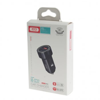 739 р. Устройство зарядное в прикуриватель 1USB + 1 Type C 12V черное XO XO cc32 black  с доставкой в г. Кемерово. Увеличить фотографию 4