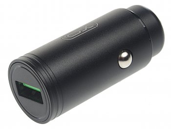 499 р. Устройство зарядное в прикуриватель 1USB 12V черное XO XO cc39 black  с доставкой в г. Кемерово. Увеличить фотографию 1