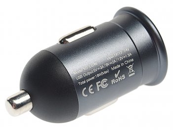 599 р. Устройство зарядное в прикуриватель 1USB 12V серое XO XO cc46 gray  с доставкой в г. Кемерово. Увеличить фотографию 2