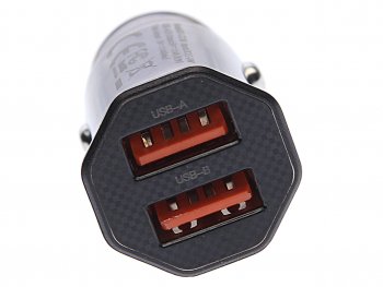 369 р. Устройство зарядное в прикуриватель 2USB 12V XO XO cc49  с доставкой в г. Кемерово. Увеличить фотографию 2