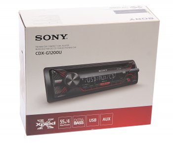 9 649 р. Магнитола автомобильная 1DIN SONY SONY cdx-g1200u  с доставкой в г. Кемерово. Увеличить фотографию 5