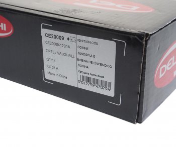 9 699 р. Катушка зажигания OPEL Astra H,Corsa D,Vectra C,Zafira B (1.6/1.8) DELPHI DELPHI ce20009-12b1a DELPHI ce20009-12b1a  с доставкой в г. Кемерово. Увеличить фотографию 4
