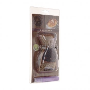 379 р. Ароматизатор подвесной гранулы (капучино) COFFEE FRESHCO FRESHCO cf-01  с доставкой в г. Кемерово. Увеличить фотографию 1