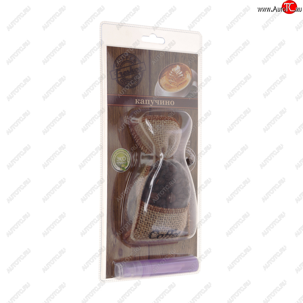 379 р. Ароматизатор подвесной гранулы (капучино) COFFEE FRESHCO FRESHCO cf-01  с доставкой в г. Кемерово