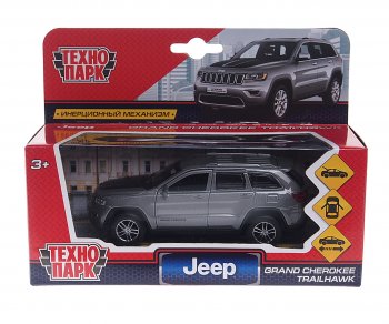 799 р. Модель автомобиля JEEP Grand Cherokee металлическая ТЕХНОПАРК ТЕХНОПАРК cherokee-12-gy  с доставкой в г. Кемерово. Увеличить фотографию 2