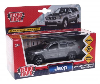 799 р. Модель автомобиля JEEP Grand Cherokee металлическая ТЕХНОПАРК ТЕХНОПАРК cherokee-12-gy  с доставкой в г. Кемерово. Увеличить фотографию 1