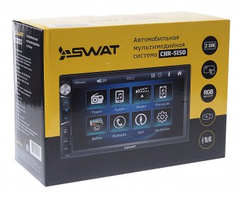 3 699 р. Магнитола автомобильная 2DIN SWAT SWAT chr-5150  с доставкой в г. Кемерово. Увеличить фотографию 4