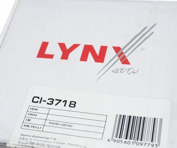 6 799 р. ШРУС внутренний TOYOTA Auris (07-13),Corolla (01-06),Avensis (03-08) комплект LYNX LYNX ci3718  с доставкой в г. Кемерово. Увеличить фотографию 4