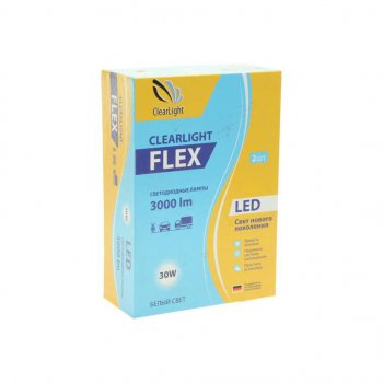 2 379 р. Лампа светодиодная 12V HB4 P22d 3000Lm бокс (2шт.) CLEARLIGHT CLEARLIGHT clflxledhb4  с доставкой в г. Кемерово. Увеличить фотографию 2