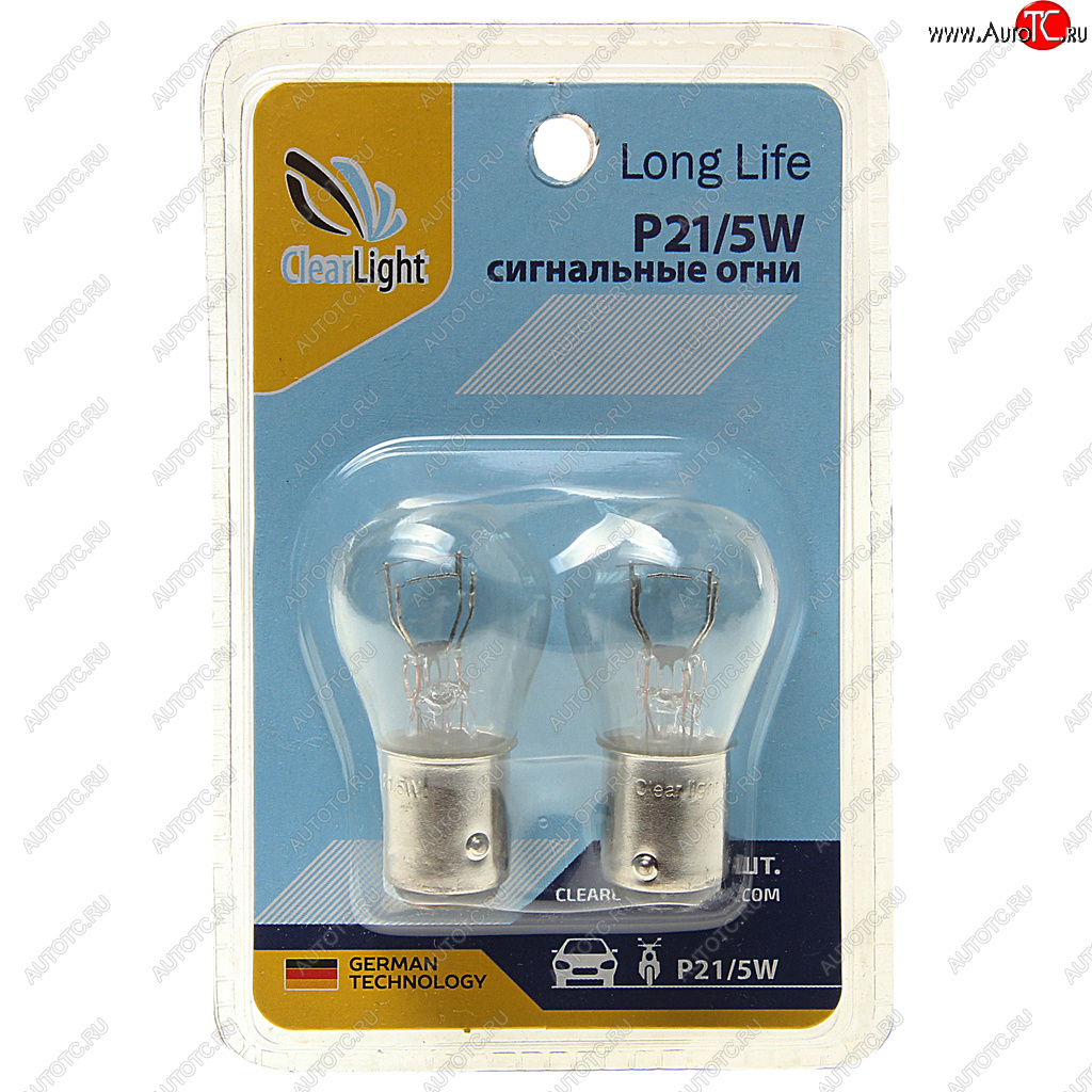 77 р. Лампа 12V P215W BAY15d блистер (2шт.) CLEARLIGHT CLEARLIGHT cl-p215w-12v 2b  с доставкой в г. Кемерово