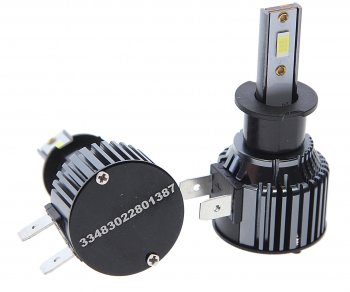 1 539 р. Лампа светодиодная 12V H3 PК22s 4500Lm бокс (2шт.) CLEARLIGHT CLEARLIGHT clultledh3-2  с доставкой в г. Кемерово. Увеличить фотографию 2
