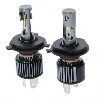 1 799 р. Лампа светодиодная 12V H4 P43t 4500Lm бокс (2шт.) CLEARLIGHT CLEARLIGHT clultledh4-2  с доставкой в г. Кемерово. Увеличить фотографию 1
