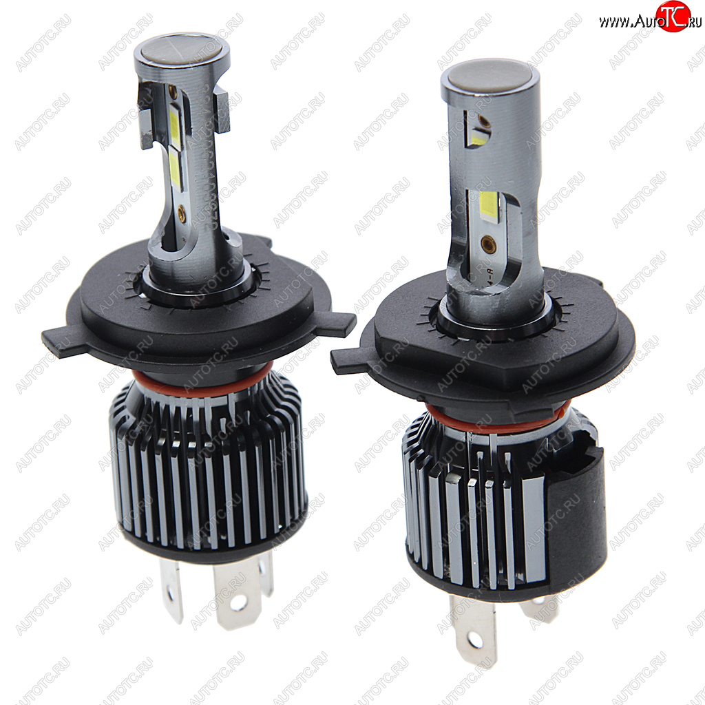 1 799 р. Лампа светодиодная 12V H4 P43t 4500Lm бокс (2шт.) CLEARLIGHT CLEARLIGHT clultledh4-2  с доставкой в г. Кемерово