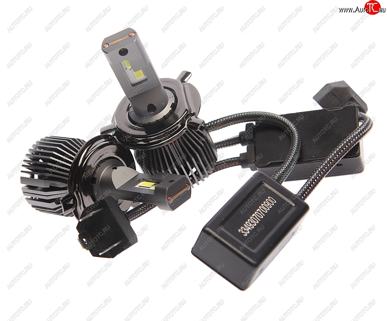 5 649 р. Лампа светодиодная 12V H4 P43t X-Treme 10000lm бокс (2шт.) CLEARLIGHT CLEARLIGHT clxtmledh4-2  с доставкой в г. Кемерово