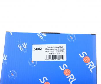 2 599 р. Кабель диагностики 3м (первая часть, ам) SORL SORL cm-15-01-0710  с доставкой в г. Кемерово. Увеличить фотографию 4