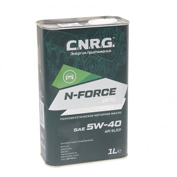 329 р. Масло моторное N-Force Pro SLCFA3B4 5W40 псинт.1л CNRG CNRG cnrg-016-0001p  с доставкой в г. Кемерово. Увеличить фотографию 1