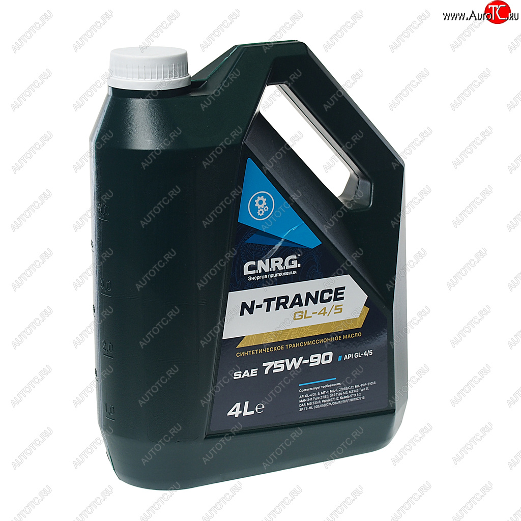 2 679 р. Масло трансмиссионное N-Trance GL-45 75W90 синт.4л CNRG CNRG cnrg-039-0004p  с доставкой в г. Кемерово