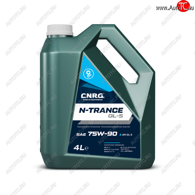 1 769 р. Масло трансмиссионное N-Trance GL-5 75W90 псинт.4л CNRG CNRG cnrg-042-0004p  с доставкой в г. Кемерово