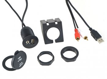 849 р. Разъем-переходник USB INCAR INCAR con usb-aux  с доставкой в г. Кемерово. Увеличить фотографию 4