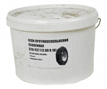 9 499 р. Цепь противоскольжения усиленная d=8мм R18 12.00 320х457 ГАЗ-66 (тип лесенка) 2шт. ЛИМ ПК ЛИМ цп 038  с доставкой в г. Кемерово. Увеличить фотографию 3