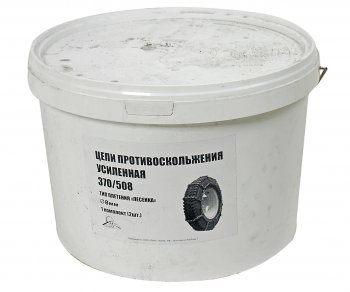 12 099 р. Цепь противоскольжения усиленная d=8мм R20 14.00 370х508 УРАЛ (тип лесенка) 2шт. ЛИМ ПК ЛИМ цп 041  с доставкой в г. Кемерово. Увеличить фотографию 3