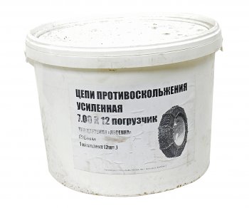 4 649 р. Цепь противоскольжения усиленная d=6мм R12 7.00 для погрузчика (тип лесенка) 2шт. ЛИМ ПК ЛИМ цп 048  с доставкой в г. Кемерово. Увеличить фотографию 3