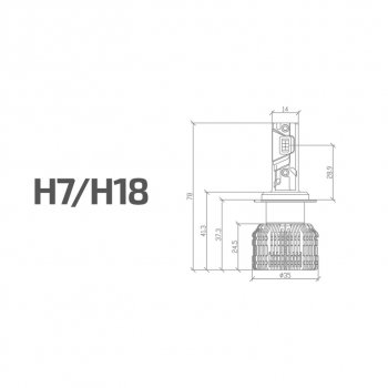 6 999 р. Лампа светодиодная 12V H7 PX26d бокс (2шт.) MTF MTF cp07k6  с доставкой в г. Кемерово. Увеличить фотографию 10