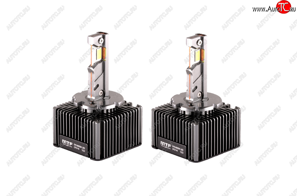 7 449 р. Лампа светодиодная 12V D1S 35W PK32d-2 4250lm 6000K (2шт.) MTF MTF cpd1k6  с доставкой в г. Кемерово