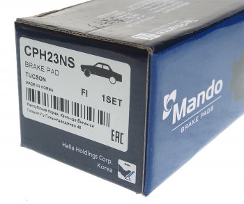 1 029 р. Колодки тормозные HYUNDAI Tucson KIA Sportage (04-) передние (ceramic) (4шт.) MANDO MANDO cph23ns  с доставкой в г. Кемерово. Увеличить фотографию 3