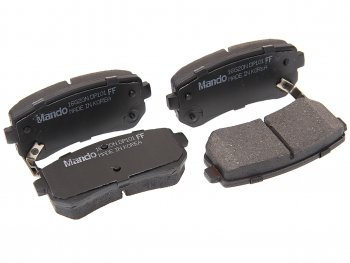 659 р. Колодки тормозные HYUNDAI Accent (06-),i30 KIA Ceed,Rio (05-) задние (ceramic) (4шт.) MANDO MANDO cph35ns MANDO cph35ns  с доставкой в г. Кемерово. Увеличить фотографию 1