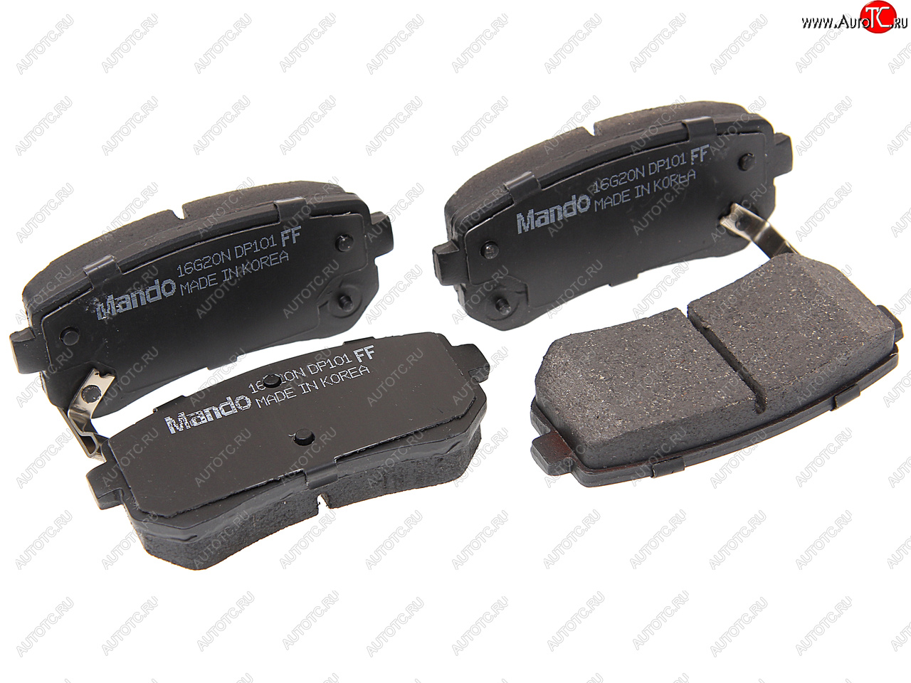 659 р. Колодки тормозные HYUNDAI Accent (06-),i30 KIA Ceed,Rio (05-) задние (ceramic) (4шт.) MANDO MANDO cph35ns MANDO cph35ns  с доставкой в г. Кемерово