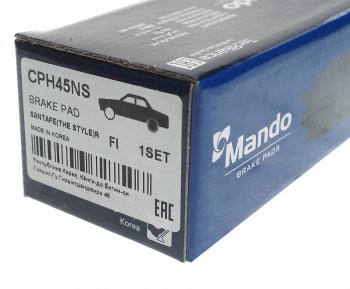 1 949 р. Колодки тормозные HYUNDAI Santa Fe (10-) KIA Sorento (09-) задние (ceramic) (4шт.) MANDO MANDO cph45ns MANDO cph45ns  с доставкой в г. Кемерово. Увеличить фотографию 3