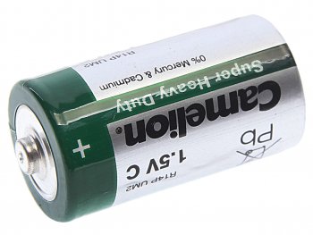 76 р. Батарейка C R14 1.5V блистер (по 1шт.) CAMELION CAMELION c-r14бл  с доставкой в г. Кемерово. Увеличить фотографию 2