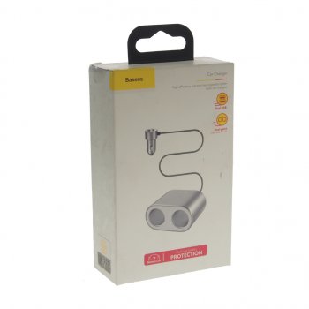 869 р. Разветвитель прикуривателя 2-х гнездовой 12-24V 2USB BASEUS BASEUS crdyq-0s BASEUS crdyq-0s  с доставкой в г. Кемерово. Увеличить фотографию 3