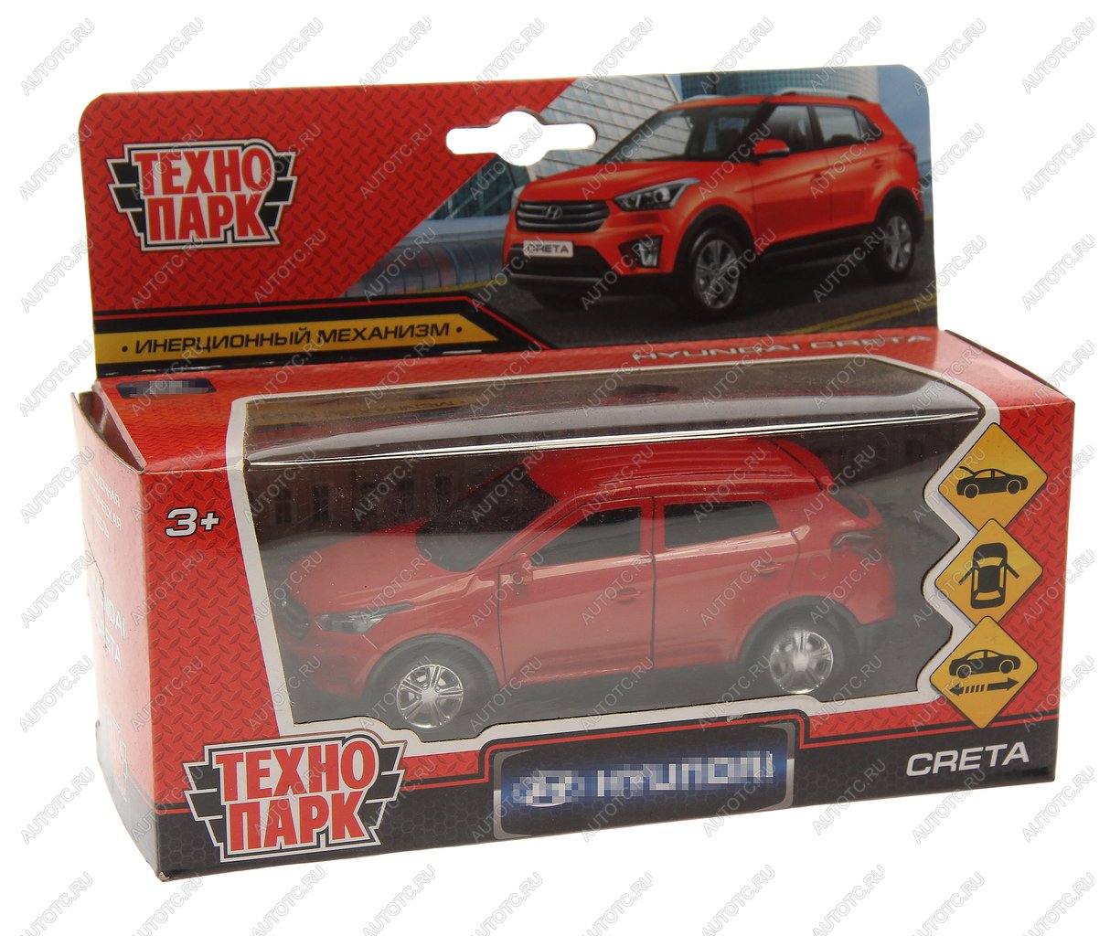 839 р. Модель автомобиля HYUNDAI Creta металлическая ТЕХНОПАРК ТЕХНОПАРК creta-rd  с доставкой в г. Кемерово