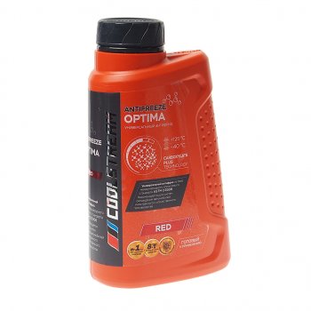 297 р. Антифриз красный -40C 1.1кг1л Optima COOL STREAM COOL STREAM cs-010701-rd  с доставкой в г. Кемерово. Увеличить фотографию 1