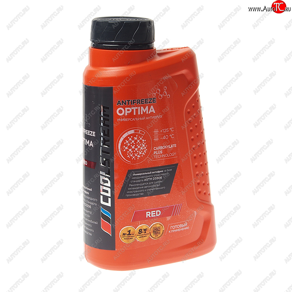 297 р. Антифриз красный -40C 1.1кг1л Optima COOL STREAM COOL STREAM cs-010701-rd  с доставкой в г. Кемерово