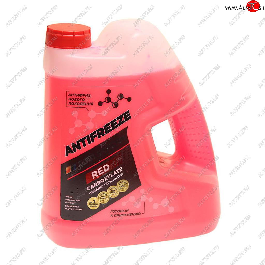759 р. Антифриз красный -40C 4кг Red COOL STREAM COOL STREAM cs-010909-rd  с доставкой в г. Кемерово