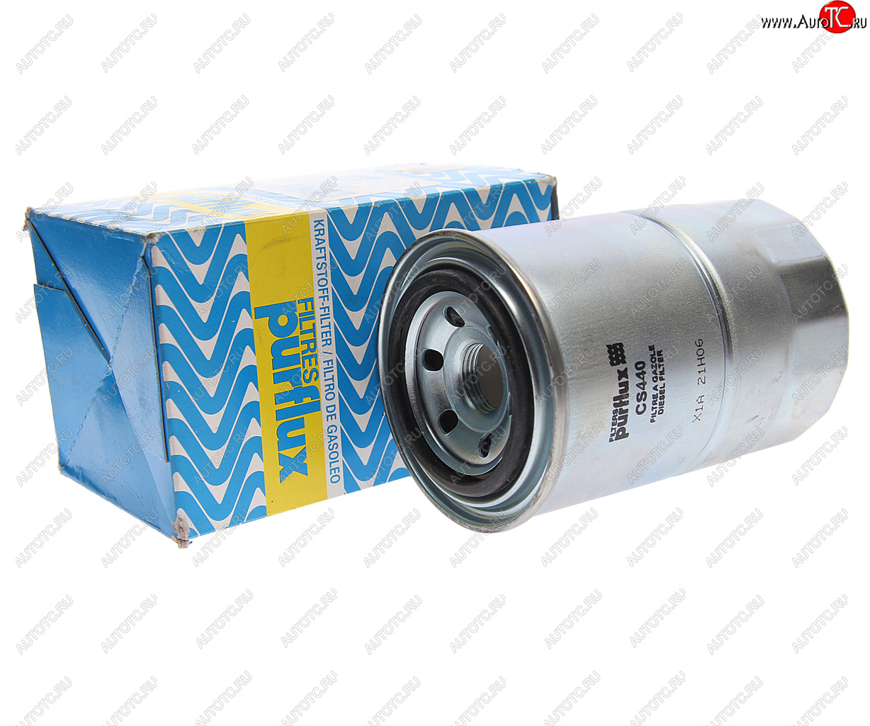 999 р. Фильтр топливный KIA Carnival (99-) MITSUBISHI Lancer (84-96) (1.82.0) PURFLUX PURFLUX cs440  с доставкой в г. Кемерово