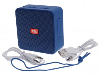 2 099 р. Колонка беспроводная bluetooth NAKAMICHI NAKAMICHI cubebox blu  с доставкой в г. Кемерово. Увеличить фотографию 1