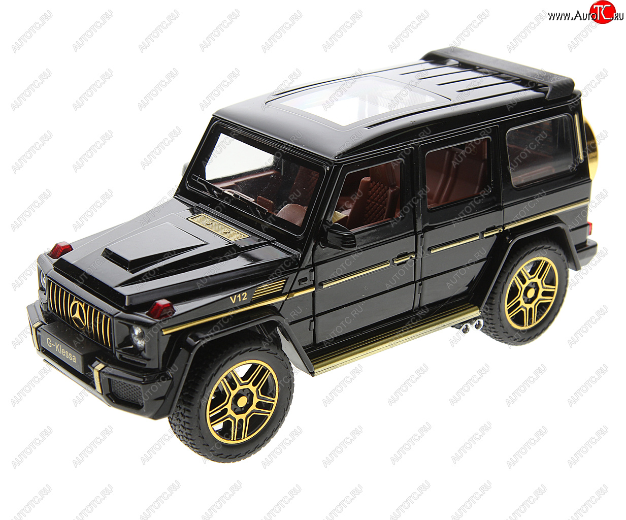 3 279 р. Модель автомобиля MERCEDES G 1:24 (свет, звук) металлическая NO NAME cz 118  с доставкой в г. Кемерово