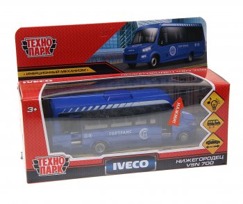 1 669 р. Модель автомобиля IVECO металлическая (свет,звук) ТЕХНОПАРК ТЕХНОПАРК daily-15slcit-bu  с доставкой в г. Кемерово. Увеличить фотографию 1