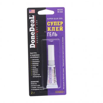 499 р. Клей-супер универсальный гель 2г Super Gel DONE DEAL DONE DEAL dd6601  с доставкой в г. Кемерово. Увеличить фотографию 1