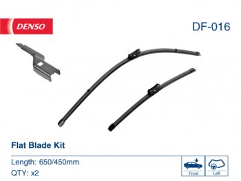 3 099 р. Щетка стеклоочистителя VW Golf (13-) 650/450мм комплект DENSO DENSO df-016 DENSO df-016  с доставкой в г. Кемерово. Увеличить фотографию 3