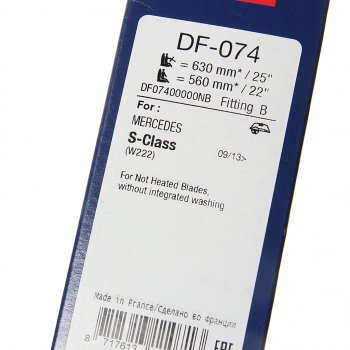 5 599 р. Щетка стеклоочистителя MERCEDES S (W222) (13-) 630560мм комплект DENSO DENSO df-074  с доставкой в г. Кемерово. Увеличить фотографию 4