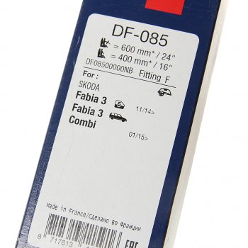 4 389 р. Щетка стеклоочистителя SKODA Fabia 3 600400мм комплект DENSO DENSO df-085  с доставкой в г. Кемерово. Увеличить фотографию 4