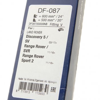 4 399 р. Щетка стеклоочистителя 600500мм комплект DENSO DENSO df-087  с доставкой в г. Кемерово. Увеличить фотографию 3